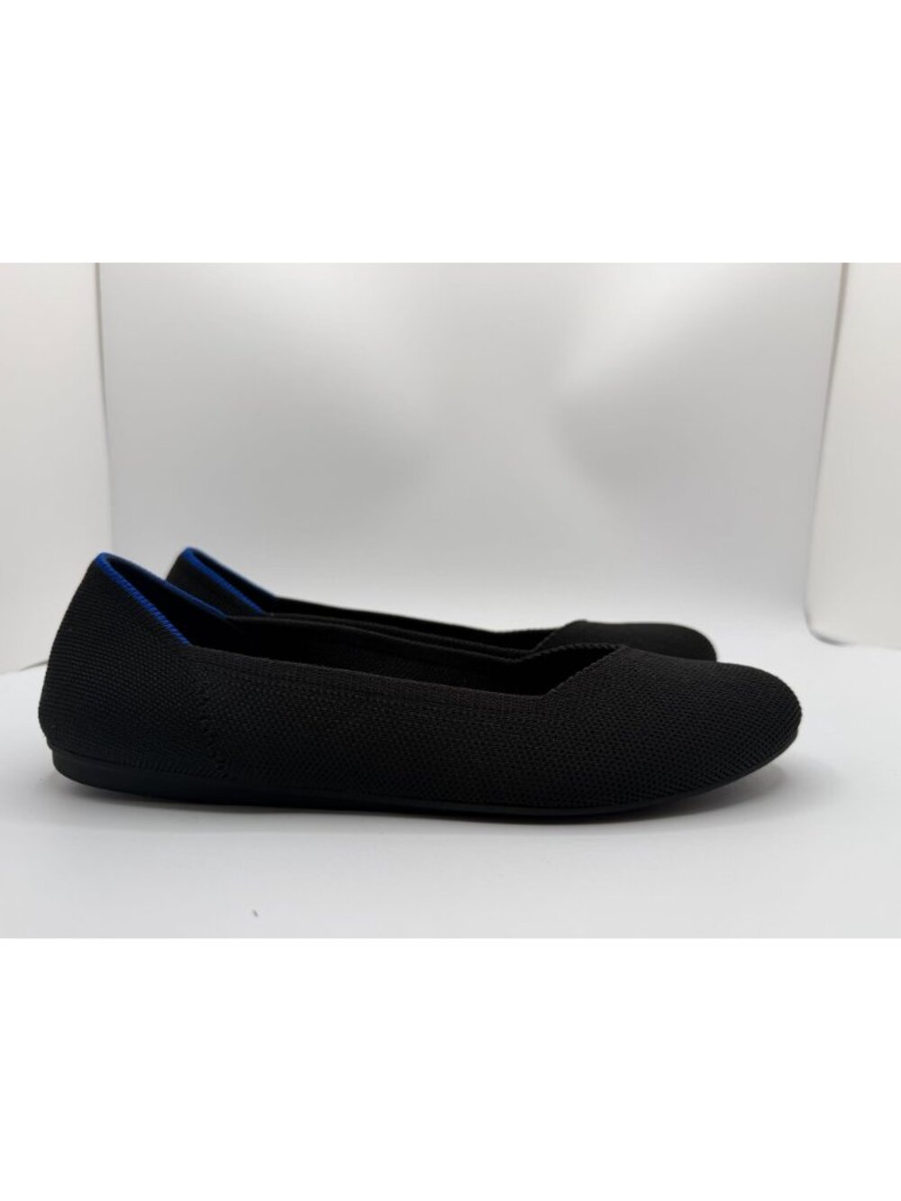 Rothy's The Flats Round Toe Ballet Flats Black Women Size 8.5 Slip On Comfort - Picture 9 of 15